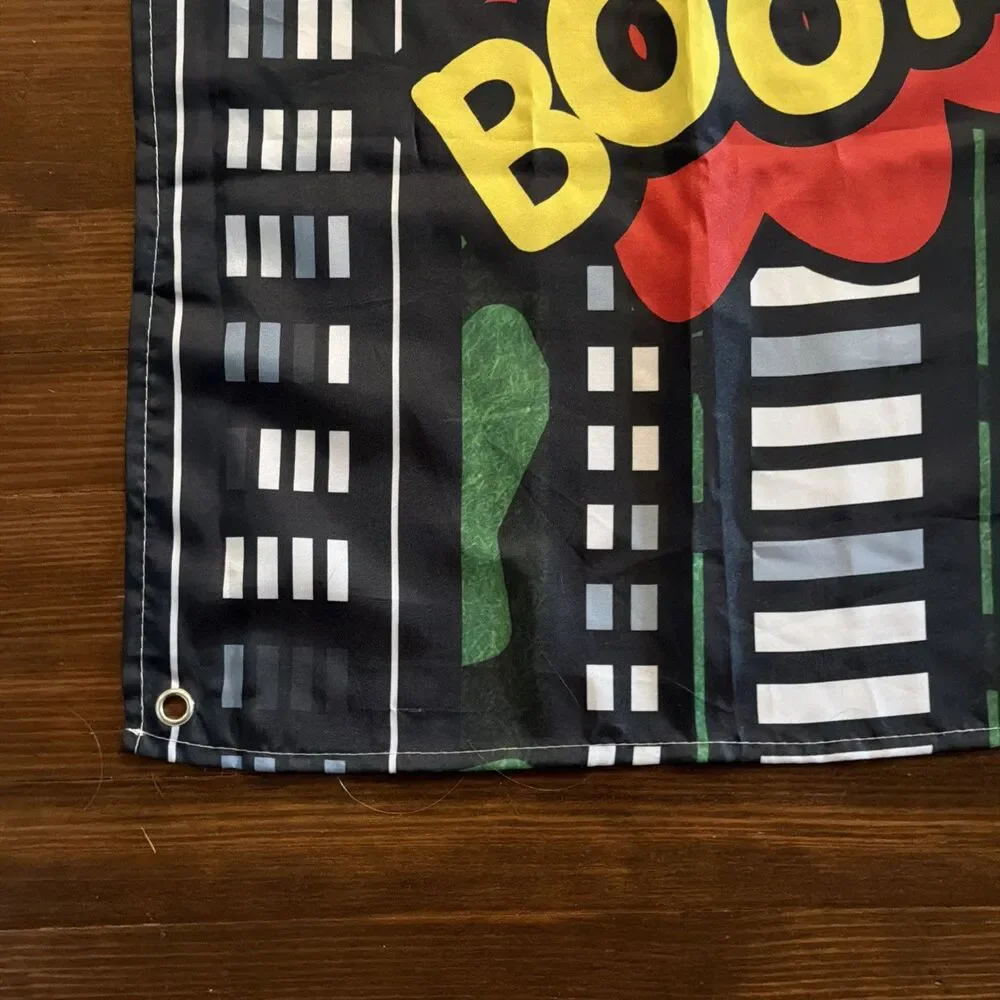 Turtles Theme Happy Birthday 3x5 Ft. Banner Cartoon 44 x 70